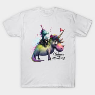 Believe in unicorns t-shirt T-Shirt